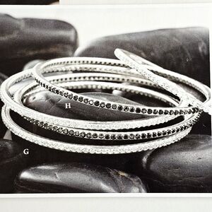 Rare Silpada Sterling Silver CZ Perfection Bangle B2897 ⭐️PRICE IS FOR ONE⭐️